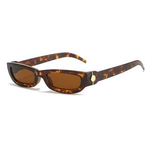 แว่นกันแดดวินเทจกรอบสี่เหลี่ยมเล็กแว่นกันแดด400ยูวีสำหรับผู้หญิงคลาสสิกออกแบบโลโก้ได้ตามต้องการ - Product Image 2