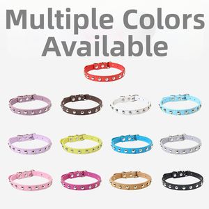 Collar de Perro de PU con Tachuelas, Decoración de Remaches, Correa Ajustable para Perros y Gatos, Forro de Nailon Resistente a Pinchazos, Estilo <span class=keywords><strong>Punk</strong></span> de Moda, Venta al por Mayor - Product Image 2