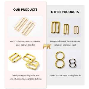 Wholesale <b>Lingerie</b> Metal Adjustable Hook Buckle Custom Bra Strap Hook - Product Image 2