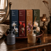 Diffuseur de parfum en cuir au tabac, senteur masculine sophistiquée pour bureau, bureau à domicile, huile essentielle naturelle pour hommes