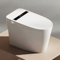 Vente en gros de toilettes intelligentes monobloc avec chasse automatique et bidet électrique pour la construction d'hôtels de luxe