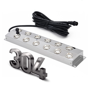 Máy tạo độ ẩm siêu âm 9L/H Máy tạo sương mù bằng thép không gỉ <span class=keywords><strong>12</strong></span> đầu cho ao cá cảnh - Product Image 5
