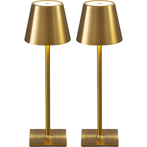Lámpara de Escritorio Decorativa LED Táctil Flexible Moderna, Recargable, Electrochapada, Inalámbrica, con Batería, Regulable, Alto CRI, en Oferta - Product Image 1