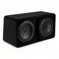 Subwoofer de voiture double 12 pouces avec caisson vide et amplificateur de 10 pouces pour super basses, produit en gros direct usine
