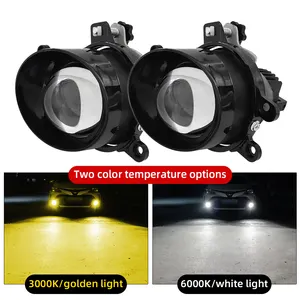 Automobile Led Fog Lamp And Yellow Dual Lens Far And Near Integration White Amber IP67 Toyota 12V Camry 45 All Car 3570 45W YZG