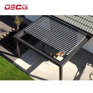 Padiglione per tenda da giardino per feste all'aperto parasole con tenda a telaio e rete per giardino giardino con Pergola retrattile - Product Image 1