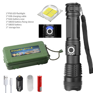 Linternas tácticas recargables de aluminio impermeables Antorcha de largo alcance 100000 lúmenes <span class=keywords><strong>Linterna</strong></span> <span class=keywords><strong>LED</strong></span> potente - Product Image 5