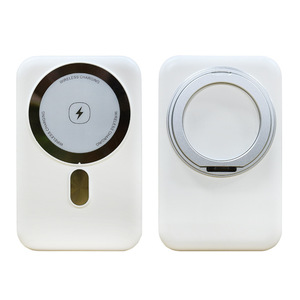 Mini Banco de Energía Magnético con Soporte, 15W, Compatible con <span class=keywords><strong>iPhone</strong></span> 16, Carga Inalámbrica Rápida, Ultrafino, Compacto, ABS - Product Image 5