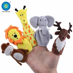 Marionetas <span class=keywords><strong>de</strong></span> <span class=keywords><strong>fieltro</strong></span> personalizadas para la familia, juego <span class=keywords><strong>de</strong></span> marionetas para dedos <span class=keywords><strong>de</strong></span> felpa, Oem, para granja <span class=keywords><strong>de</strong></span> dinosaurios, 5 uds., 2022 - Product Image 6