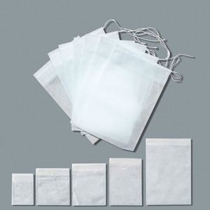 High Quality Eco-Friendly Non Woven Fabric Drawstring Filter Flower Green Tea <b>Bag</b> Wholesale Empty Tea <b>Bags</b> with <b>String</b> - Product Image 2