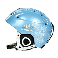 Casque de ski et de snowboard léger pour l'hiver, coque en PC moulée, certifié CE ASTM, pour enfants et adultes, plusieurs tailles