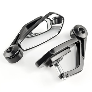 Espejos Retrovisores para Motocicleta Qiangye, de Aleación de Aluminio, Forma de Diamante, Plegables, con Protección de Seguridad - Product Image 3