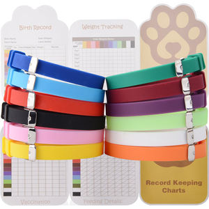 YDS Custom Food Grade Weiches Silikon-Haustier halsband mit Rekord karten Machen Sie Löcher von Ihnen - Product Image 2