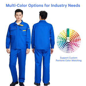 الشركة المصنعة المهنية مكافحة ساكنة طويلة وقصيرة الأكمام ملابس العمل مثبطات اللهب واللحام آمنة حك شبكة العمل - Product Image 3