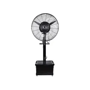 electric power portable standing water tank spray cooling fan outdoor garden oscillating wall mount industrial mist fans