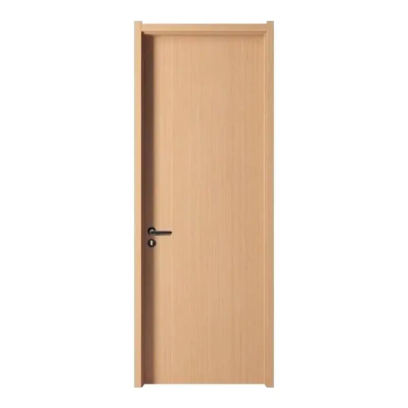 Offre Spéciale d'intérieur Portes de chambre en bois Design simple Portes solides en chêne Porte de chambre à coucher