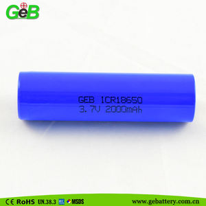 2000 mAh <span class=keywords><strong>3</strong></span>,7 V 18650 batería li-ion recargable de la batería para bicicleta eléctrica - Product Image 3
