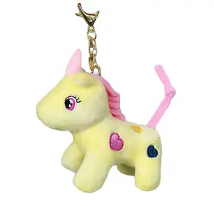 Unicorn plush keychain plush toy pendant plush key chain soft toys suppliers manufacturer good decoration custom size