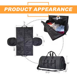 Bolso de viaje grande para hombre y mujer, bolsa de viaje con bolsa para zapatos - Product Image 3