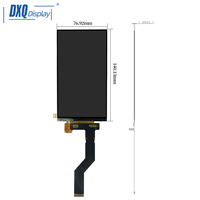 Écran LCD TFT 6 pouces MIPI DSI 1440x2560 50 broches à angle de vision complet DXQ LS060R1SX02 pour terminal portable