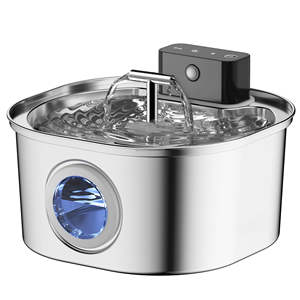 متوفر في المخزون في <span class=keywords><strong>3</strong></span>.2L من الفولاذ المقاوم للصدأ القط <span class=keywords><strong>3</strong></span> أوضاع بطارية لاسلكية ذكية Pet ، مع فلتر مستشعر - Product Image 1