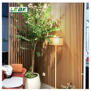 Panneau WPC Great Wall pour décoration intérieure et extérieure, panneau acoustique cannelé moderne, imperméable et ignifuge, grille de canalisation - Product Image 4