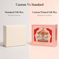 Boîtes personnalisées imprimées sur mesure pour commandes de marques privées, boîtes cadeaux et sacs shopping avec logo, illustrations et graphismes.