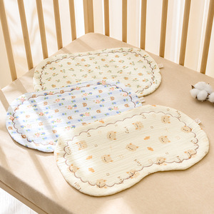 Almohada para Bebé Jianmu Qingyue, Ovalada, de Algodón Puro, para Recién Nacidos de 0 a 6 Meses, Funda de Almohada con Forma de Nube y Diseño Suave - Product Image 3
