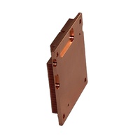 Chine OEM puce électronique LED amplificateur de puissance de refroidissement, fournisseur de Dongguan, ailerons cousus ondulés empilés dissipateur de chaleur en aluminium