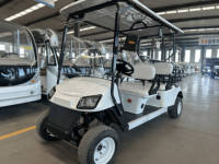 Nouveau modèle de voiturette de golf électrique 2026, 4 places, phares LED, batterie au lithium, 100 km d'autonomie pour parcours de golf