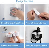 Support magnétique en silicone pour câble de charge USB, cordon d'alimentation, câble de souris, pour ordinateur de bureau, usage domestique et professionnel
