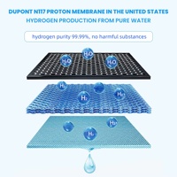 Inhalateur d'hydrogène portable intelligent |   99,99% de pureté élevée 6000ML/MIN |   Machine à hydrogène-oxygène pour les modes de vie actifs