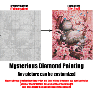 5D FOTO CUSTOM Diamant malerei Bild Cartoons Home Decor Kinder geschenk DIY Mysterious Diamond Painting - Product Image 3