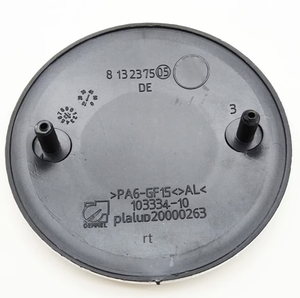 Emblème de capot et de coffre de voiture 82mm x 74mm, fond noir, accessoires extérieurs avant et arrière, enjoliveur de roue - Product Image 2