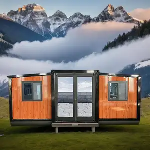 Prefab Folding Container House Expandable Cheap Prefab House 20ft 40ft For Sale Factory Provide