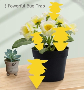 Planta atrapadora de insectos de doble cara, pegamento fuerte no tóxico, trampas para moscas amarillas - Product Image 1