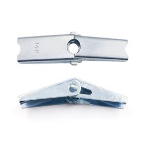 Boulon <span class=keywords><strong>à</strong></span> aiguiser en acier, extension de boulon <span class=keywords><strong>à</strong></span> bascule en acier, carbone galvanisé, écrou tubulaire, feuille <span class=keywords><strong>creuse</strong></span>, bouchons prédéfinis, <span class=keywords><strong>vis</strong></span> multifix - Product Image 2