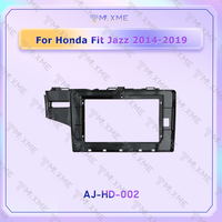 Cadre de tableau de bord portable Maisimei pour autoradio Honda Fit 2014-2019 Ractis avec faisceau de câblage RCA CAN