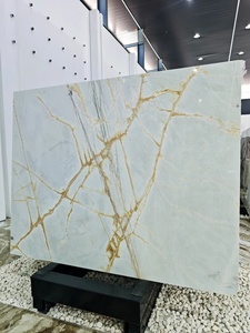 Chi nhánh vàng của gạch đá cẩm thạch Biển Đá tự nhiên thanh lịch cho các bức tường bàn cao cấp và các ứng dụng sàn - Product Image 6