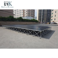 Plateforme de scène pliable Smart Stage 18 mm, installation facile, plateforme de scène pour concerts
