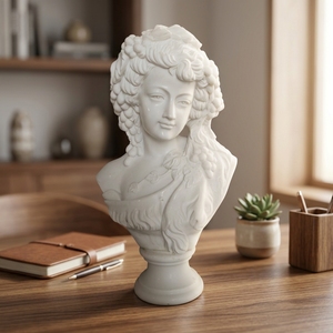 Décoration d'intérieur personnalisée pour la maison : Sculpture en <span class=keywords><strong>pierre</strong></span> de femmes et hommes célèbres, Art en marbre, Bustes de table en marbre, Statues - Product Image 2