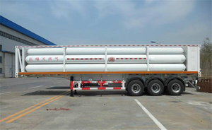 Semirremolque de Transporte de Gas Natural CNG Fabricado en China, 16 Tubos, Presión de 25 MPa - Product Image 2