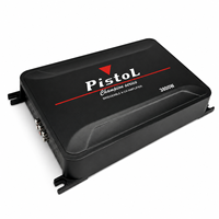 Amplificateur audio de voiture PISTOL GM-D804 3800W Classe AB 4 canaux 12-24V 75Wx4 RMS 4 amplificateurs stéréo pleine gamme 10Hz-50kHz
