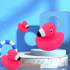 Mini Figuras de Vinilo de Flamencos Rosados para Casa de Muñecas, Micro Jardín de Hadas, Paisaje, Acuario, Juguetes Pequeños Promocionales - Product Image 3