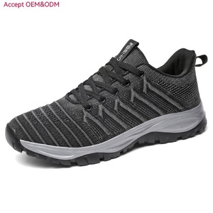 ODM OEM Tùy Chỉnh Thương Hiệu Mới Chất Lượng Cao Sneakers Rửa Fly Đan Giày Thể Thao Người Đàn Ông Chạy Giày Đi Bộ Phong Cách Giản Dị Giày - Product Image 1