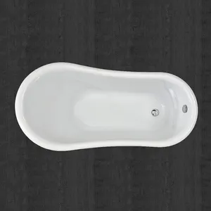 คลาสสิกการออกแบบที่เรียบง่ายที่กำหนดเองพื้นผิวของแข็งอ่างอาบน้ำคริลิค
