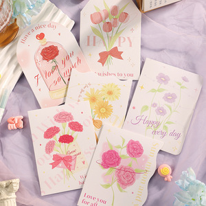 Carte de vœux de la Saint-Valentin, de la fête des femmes et de la fête des mères, bouquet de cartes de vœux - Product Image 2