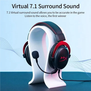 Cuffie <span class=keywords><strong>Gaming</strong></span> Cablate <span class=keywords><strong>HyperX</strong></span> Cloud 2 II con Driver Dinamico, Audio Surround HiFi 7.1 e Microfono per PC/PS4 - Product Image 2