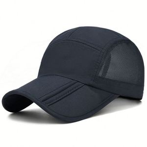 Folding Outdoor Long Brim Upf 50+ Sun Protection Adjustable Sports Quick Dry Baseball Fitted <b>Hat</b> Running Cap Gifts - Product Image 2