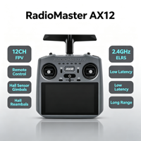 Vente en gros Radiomaster AX12 Émetteur ELRS en plastique 2,4 GHz/900 MHz Android 9.0 Écran tactile 5,5 pouces pour FPV